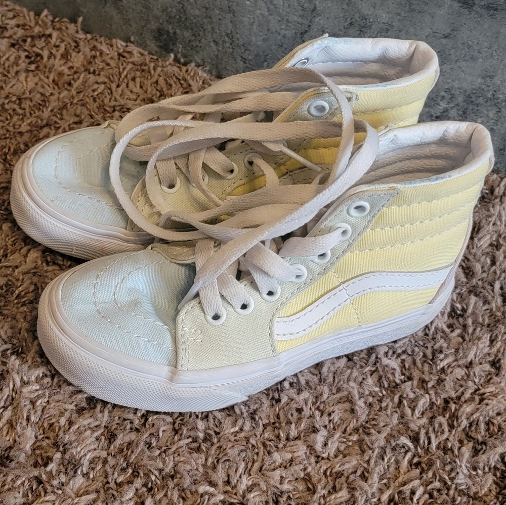 Vans Kids SK8-Hi  Size 11.5 kids. Pastel Block. Condition is like new